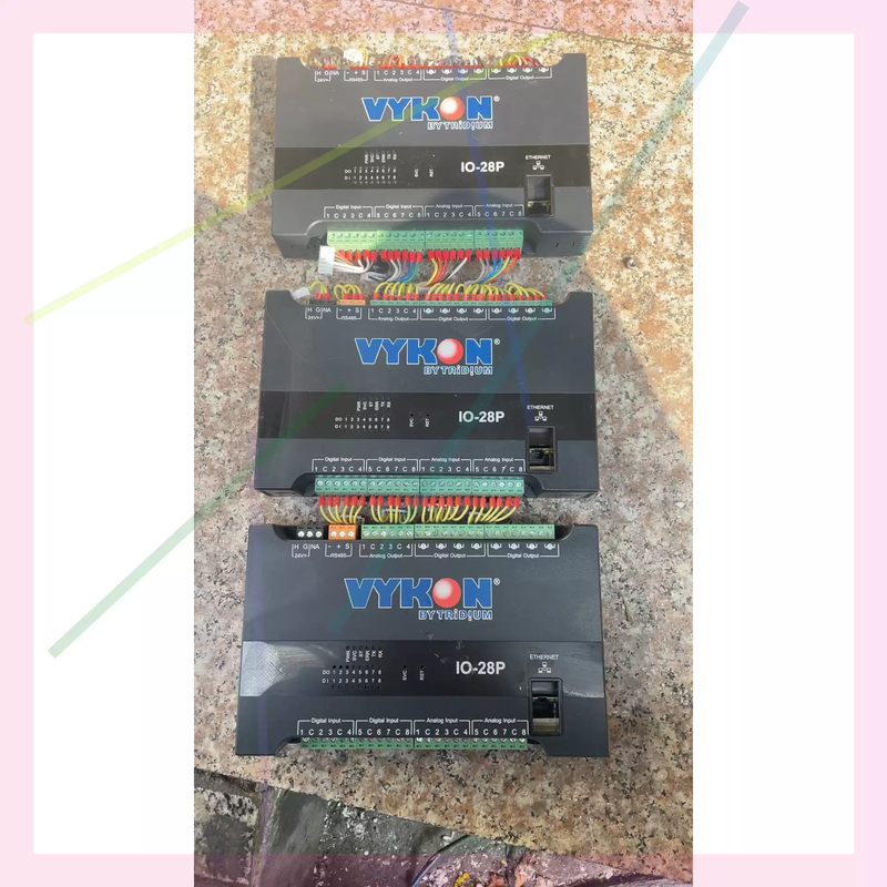 VYKON network controller model IO-28P disassembled actual product such as Default