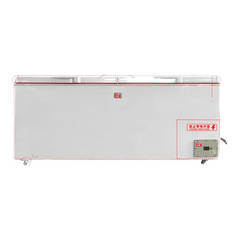 Zhenan explosion-proof industrial explosion-proof horizontal freezer Laboratory chemical plant paint mixing room pharmaceutical explosion-proof refrigerator Horizontal explosion-proof freezer 100L industrial explosion-proof horizontal freezer