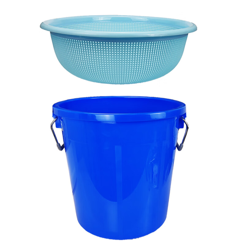 Trash can round plastic thickened large with lid outdoor four categories green kitchen waste perishable garbage 60K green without lid fishbone diagram