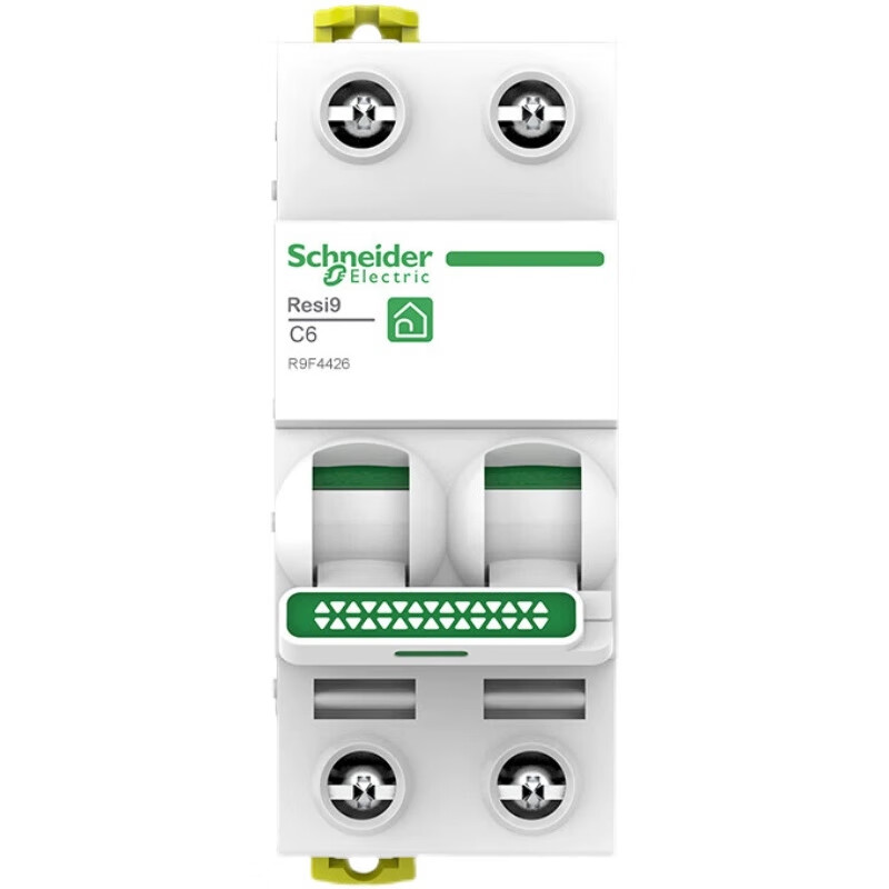 Schneider R9 air switch 1P+N air switch 2P circuit breaker 3P household 4P air conditioning protection switch 63A 10A 1P+N