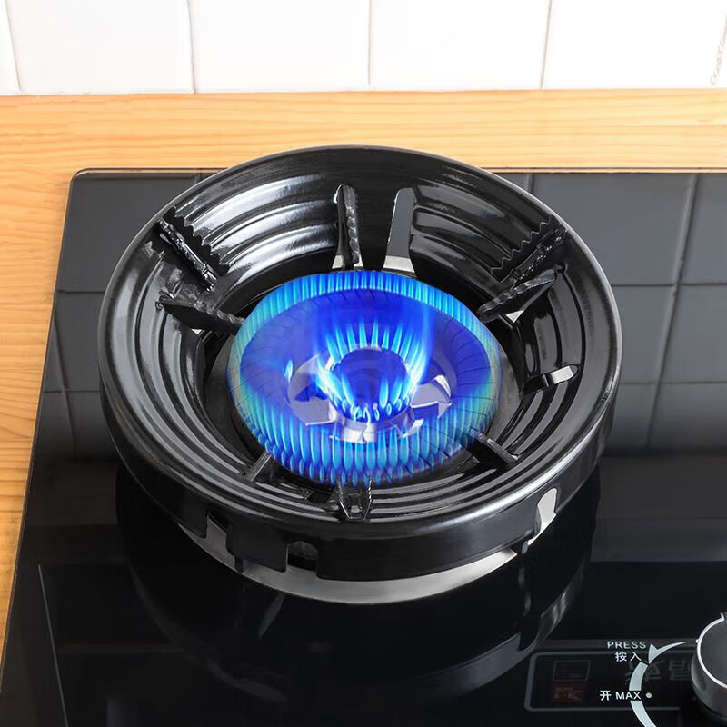 Universal gas stove fire-concentrating windshield, household gas stove stand support, energy-saving ring, universal anti-slip windshield bracket sub-accessories, upgrade 8 openings/four claws and 5 claws universal/anti-slip/anti-rust/high temperature resistance