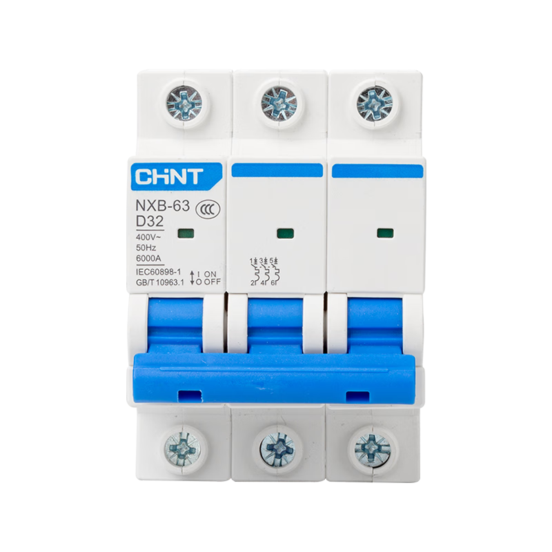 Chint air switch NXB household 3p air switch 2p small circuit breaker 1P main switch gate 4P 32a 63a 32A 1P