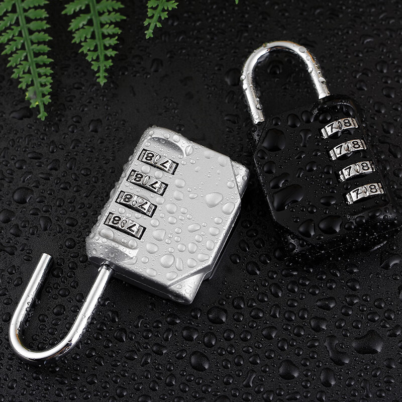 AUBURN medium password lock padlock 32mm student dormitory locker door lock power meter box lock 1600 silver