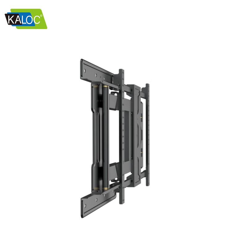 KALOC TV wall-mounted bracket is ultra-thin and can be retracted and rotated 90 degrees. The bracket is suitable for Xiaomi Hisense Sony Thunderbird TCL Skyworth 55 65 75 85 98-inch shelf KLC-DL90 ultra-thin 4.5cm, with a capacity of 90kg