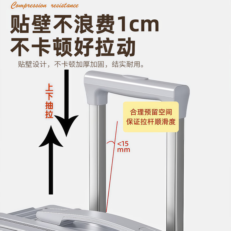 Ouyao suitcase 20-inch trolley case that can be boarded on the plane, small carry-on password box, explosion-proof zipper, large-capacity suitcase, space gray, upgraded, thickened, durable and multi-functional 20-inch folding cup holder + dual charging ports + portable hook