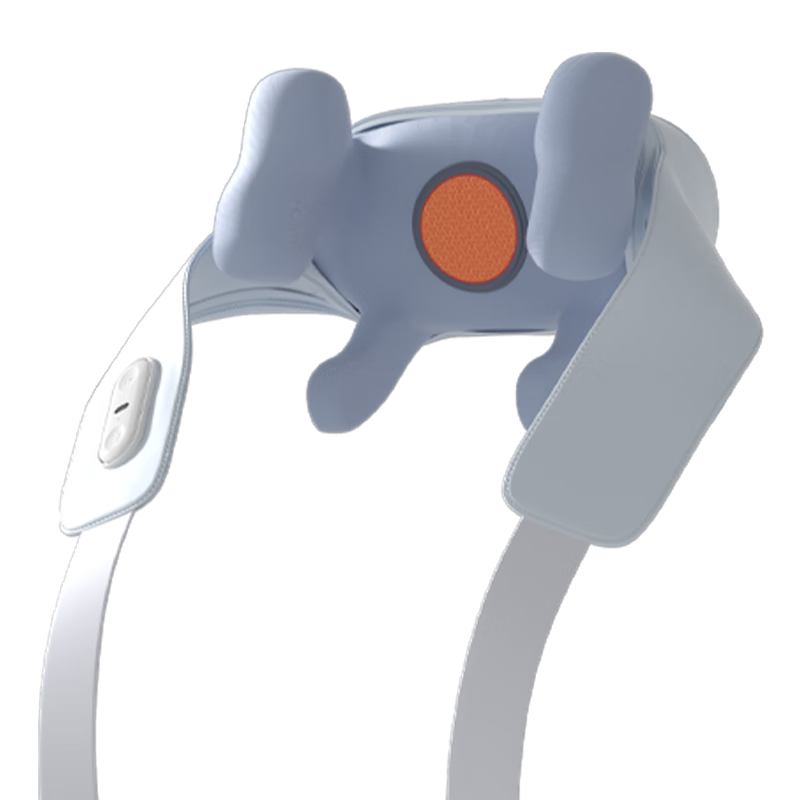 Miaojie R3 Supreme Upgraded Version Cervical Massager Shoulder and Neck Massager Massage Shawl Hot Compress Trapezius Shoulder, Waist, Leg and Back Massage for Elders Birthday and New Year Gifts for Men and Women Blue