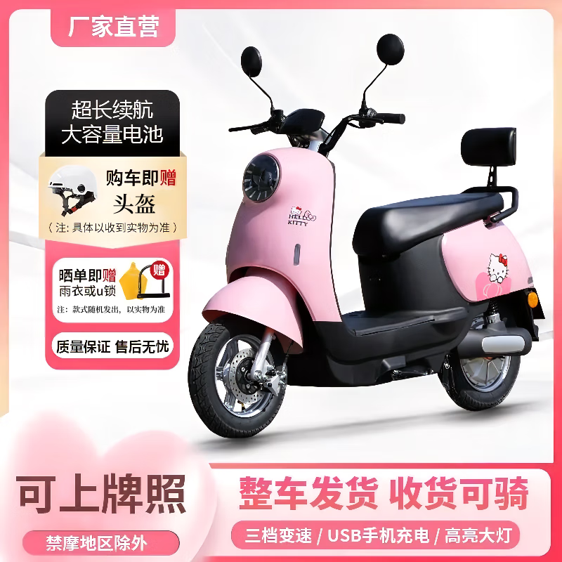 Feiye 20% subsidy for the new national standard electric car Xiaoguiwang 72V adult long-range battery car electric motorcycle high-grade gray 72v20a+ 6 batteries + standard configuration