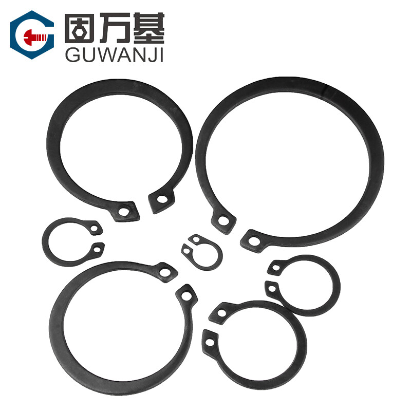Guwan base shaft circlip spring retaining ring buckle C-type circlip shaft card external shaft circlip bearing 65MN manganese GB894 12 (200 pieces) 65 Meng