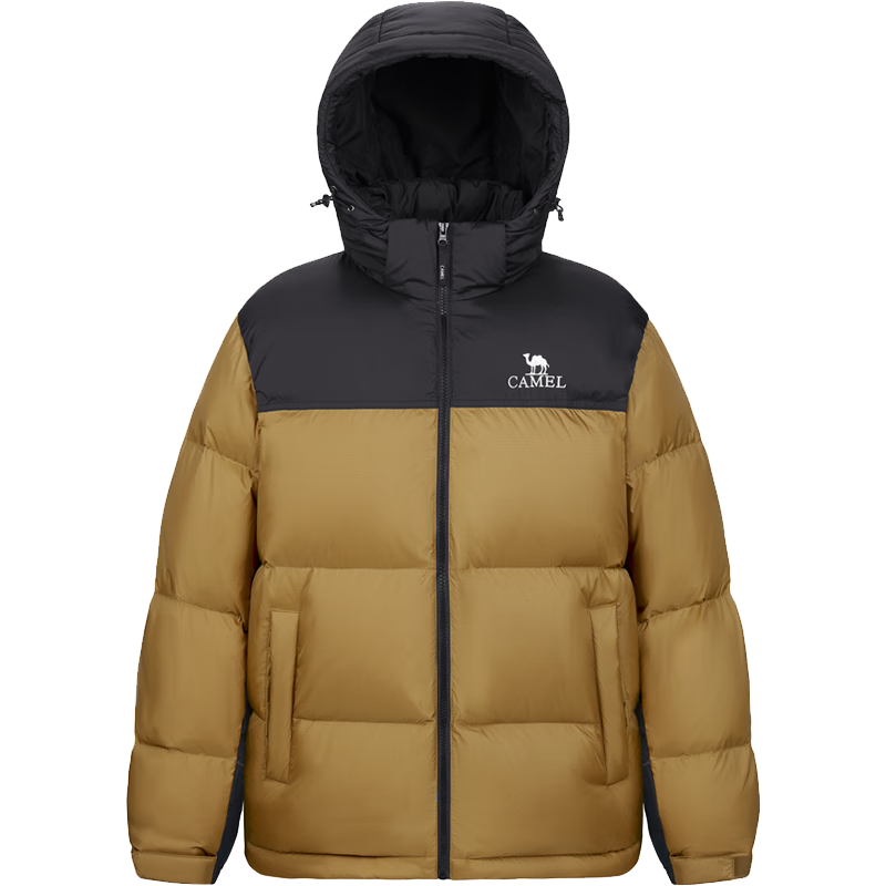 Camel Volcano Down Jacket 2.0 Wang Junkai Same Style Wangzhe Kaijia Men's Thickened Cold Warm Jacket Winter