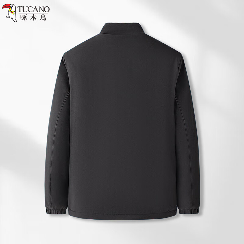 Woodpecker (TUCANO) coat men's winter thickened cotton jacket middle-aged men's warm cotton jacket stand-up collar top men's New Year gift