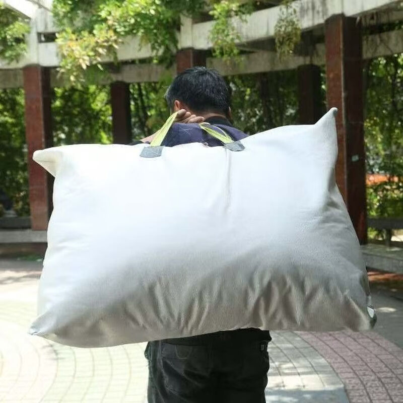 Vinoa large thickened quilt clothing storage bag moving student dormitory luggage bag strong and moisture-proof moving packing bag extra large (71cm*90cm) dustproof and moisture-proof 202 1 pack (random color)