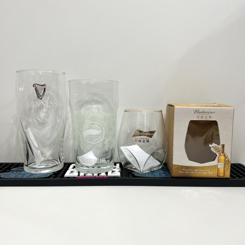 Fantasy Goose Island Craft Guinness Beer Glass Icelandic British IPA Pint Cup Budweiser Beer Glass Changes Color When Cold Goose Island Color Changing Cup 1