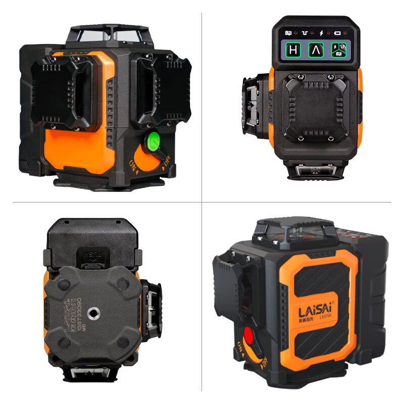 Laisai laser level new 12-line LSG6700 LS6700 infrared laser measuring instrument level high-precision bright light green light 12-line single power/30 mW