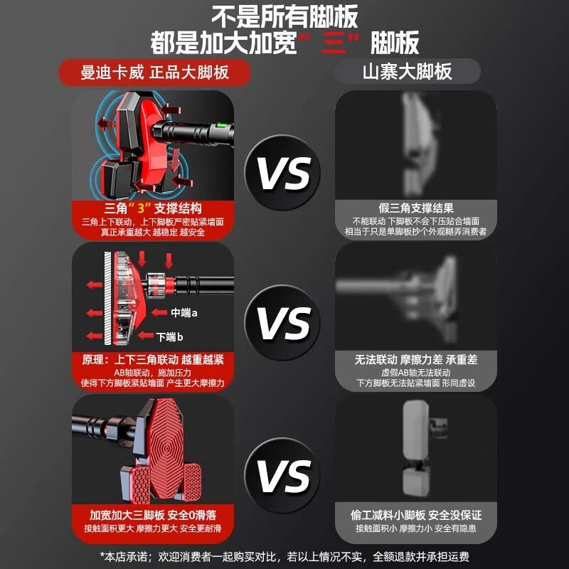 Mdikawe horizontal bar indoor pull-up device for home adults without punching on the door fitness equipment sports boom fourth generation DG model / installation distance 95-120CM - with hanging ring diamond pattern base / measured load capacity of more than 850 catties