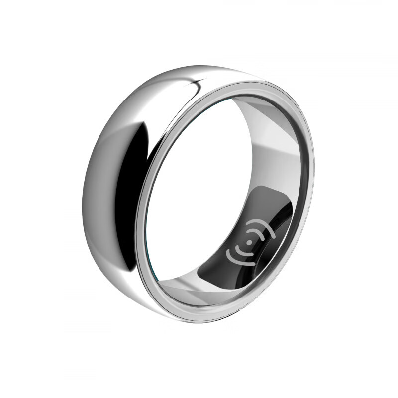 Huaqiangbei Smart Ring Heart Rate, Blood Oxygen, Emotion, Sleep Sports, Healthy Exercise, Sleep Recording, Air Gesture Photo, Silver 22# other