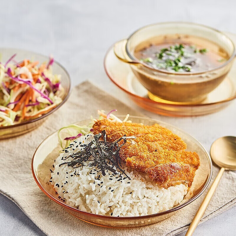 Corning (VISIONS) pot and tableware set glass soup pot stew pot 2.25L+3.5L+Belle set of six pieces (VS22+VS35+Belle 6-piece set) 8-piece set