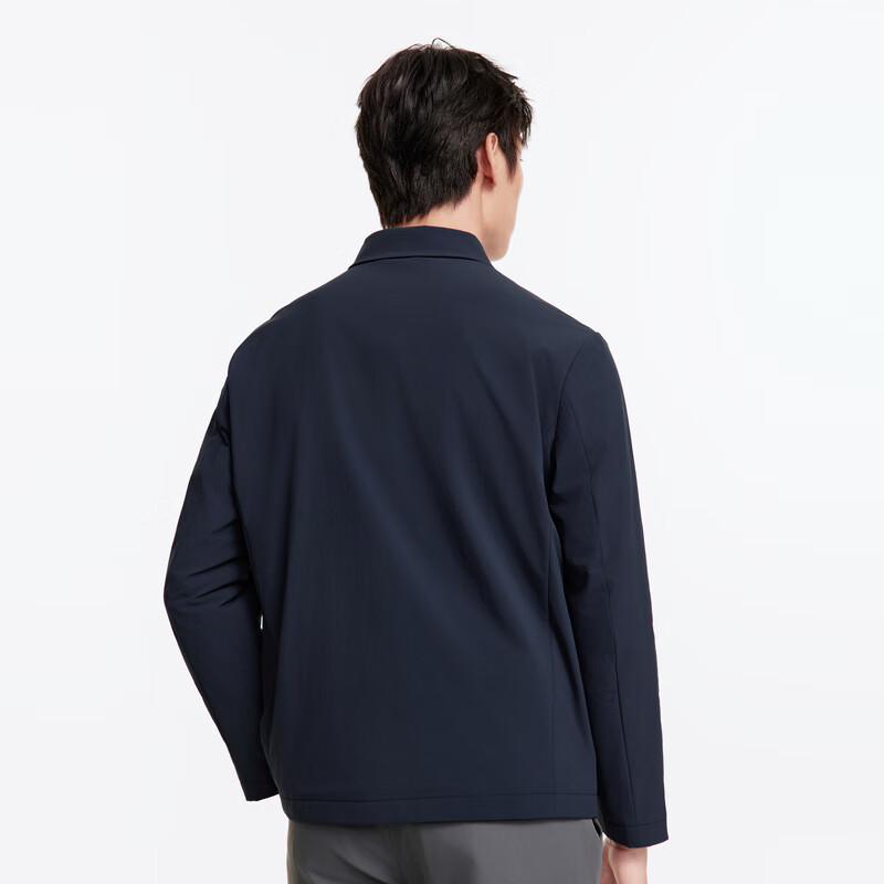 Jiumuwang Men's Jacket Men's Shopping Mall Autumn and Winter Business Lapel Windbreaker Classic Executive Jacket Coat for Men