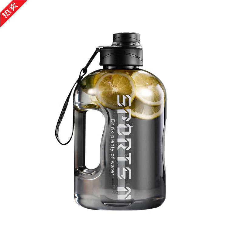 Fat Donglai Liu Yuning New Year's Day Same Style DL Yangma 5-liter Water Cup Extra Large Capacity Boy's Ton Bucket Extra Large Kettle Black-5.0 Liter Food Grade PC