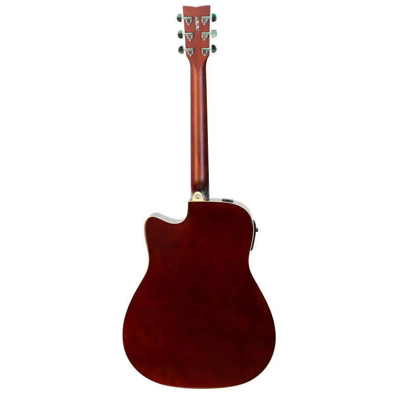 Yamaha (YAMAHA) FX370C Electric Box Spruce Wood Beginners Entry-Level Folk Guitar Cutaway Guitar 41-inch Wood Color