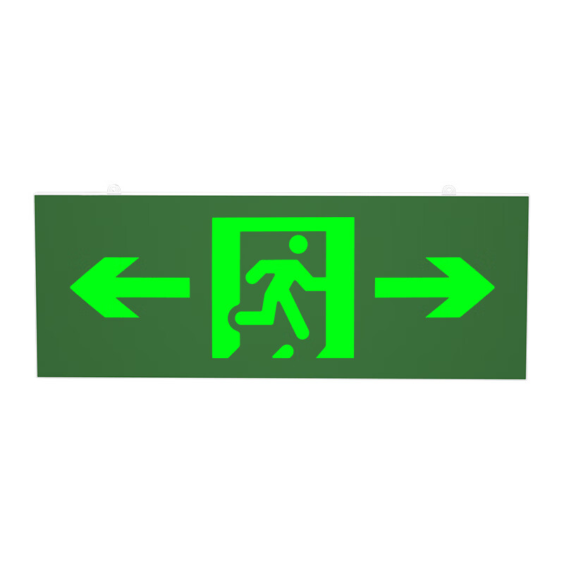 Quxing 2025 new national standard fire emergency sign light LED safety exit lighting evacuation indicator light one-sided and two-way