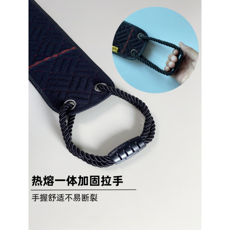 He Jiagong's back rub towel, men's special bath towel and bath towel, strong mud rub artifact, coarse sand double-sided long strip, household back rub, new type of reinforced thick and thin double-sided back rub towel (black)