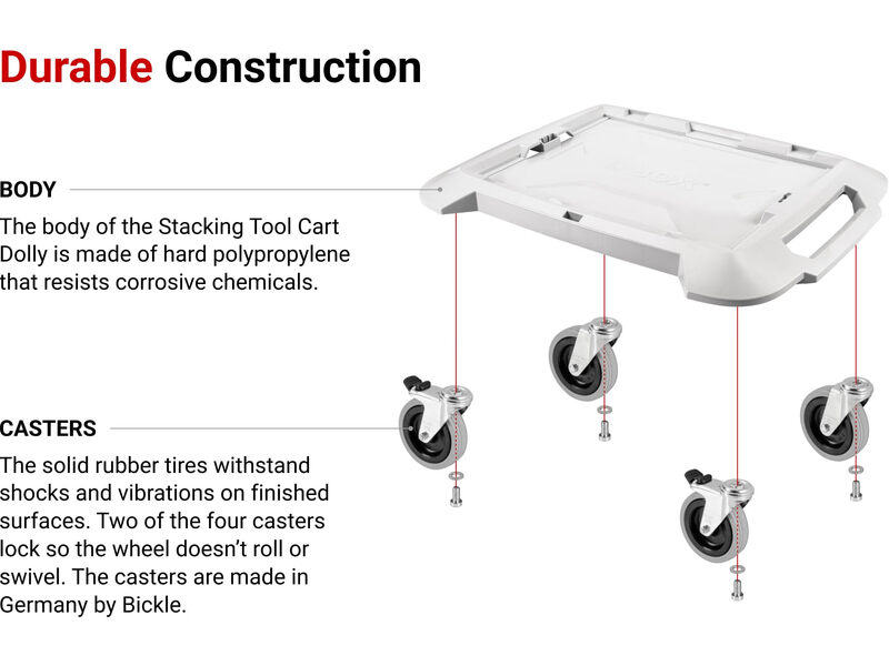 TEKTON Stacking Tool Trolley Dolly | OLB81001