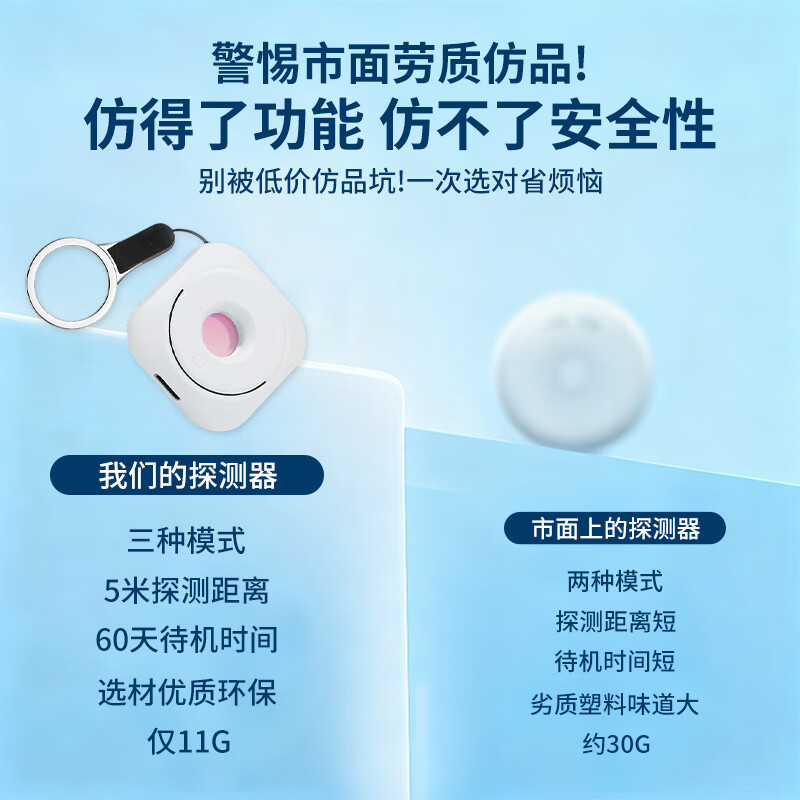 Padilin camera detector hotel anti-peeping detector infrared scanning monitoring hotel anti-peep artifact white