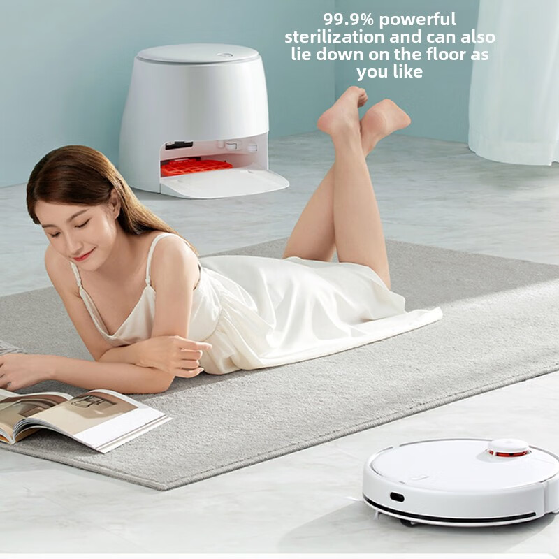 Xiaomi Mijia Smart Xiaomi Mijia No-Clean Sweeping Robot Smart Home Fully Automatic Sweeping and Mopping Vacuuming 3-in-1 No-Clean Sweeping Robot Only Unpacked
