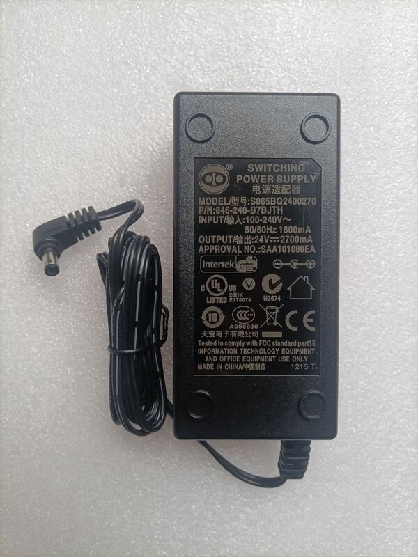 ADAPTER TECH ATS065T-P240 24V2.71A 3.75A power adapter supplier power adapter three-pin