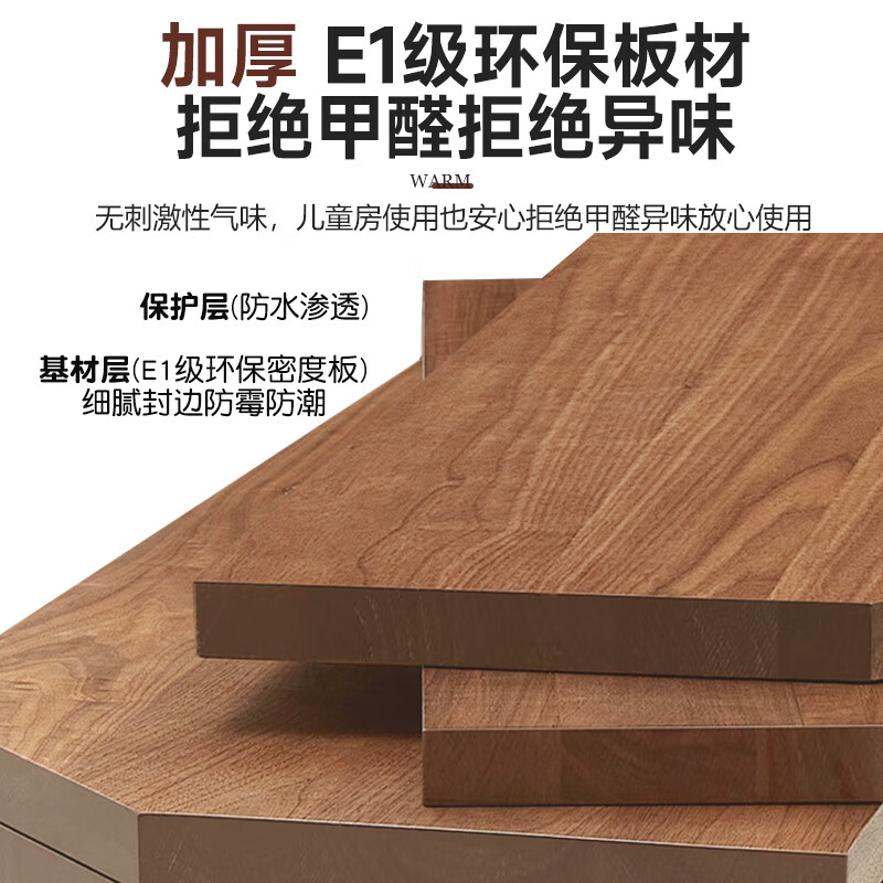 Guyuan Package Installation Wardrobe Bedroom Home New Chinese Style Storage Wardrobe Sliding Door Large Wardrobe 160*200*50 Main Cabinet + Top Cabinet + Side Cabinet