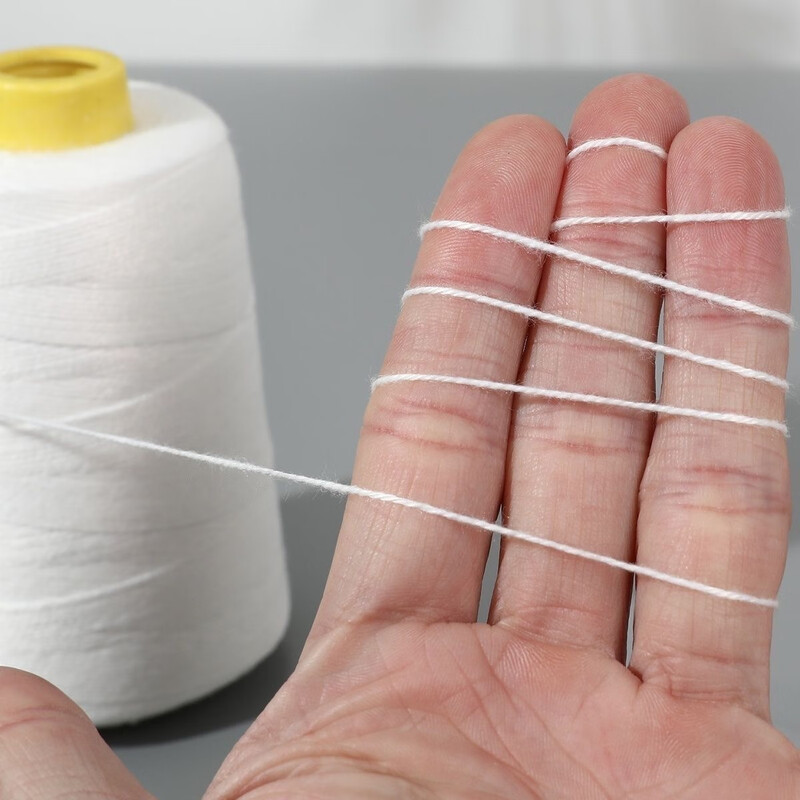 LINGS white sealing thread 6 strands (20 rolls) sealing machine thread sealing machine thread tie thread sewing thread sewing thread woven bag packaging line