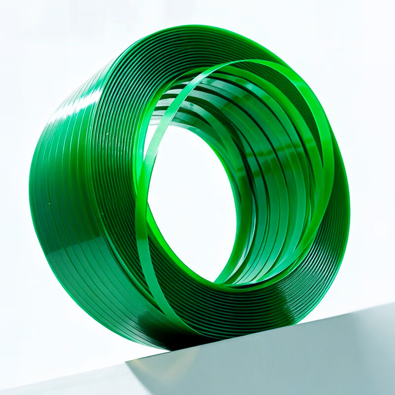 Huixiang Jingdong Industrial Products Private Brand Hand Packing Belt Plastic Steel Packing Belt 600m/roll Green Transparent Net Weight 10KG No Core PET1608 Unit 1 Roll