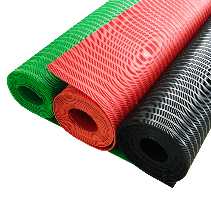 Insulating floor mat rubber mat high voltage mat power distribution room 35kv power distribution room rubber mat rubber sheet black stripe 3mm 1.2m*10m voltage resistance 6KV