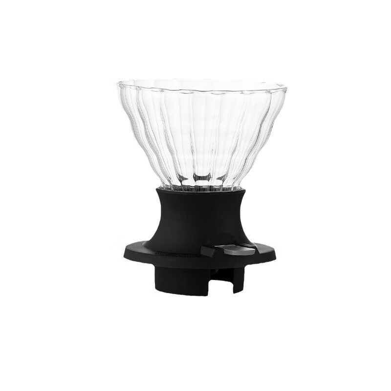 Japanese-style adjustable coffee filter, hand-brewed filter cup, coffee filter paper, high borosilicate glass filter cup, upgraded smart cup