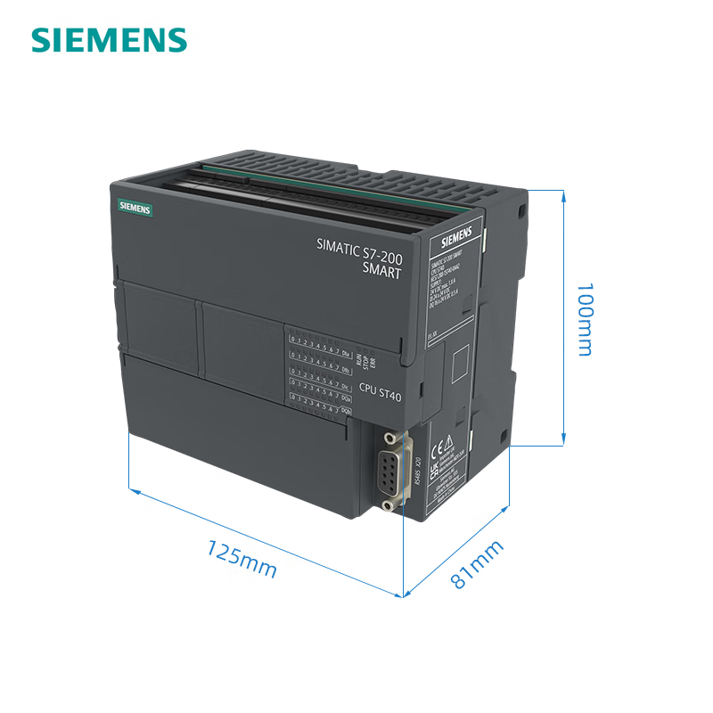 Siemens S7-200 SMART standard CPU module ST40 6ES7288-1ST40-0AA1,DC/DC/DC,24DI/16DO