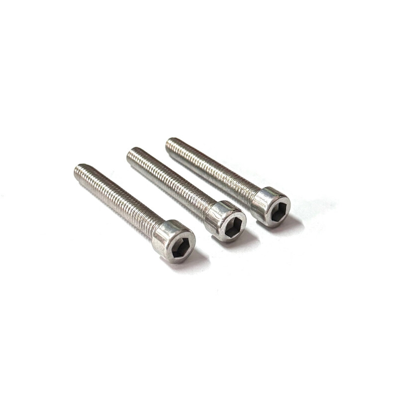 Huili's spot 201 stainless steel hexagon socket screw GB70 cup head bolt cylindrical head non-knurled screw M3-M16 M5X16 (1000 pieces)