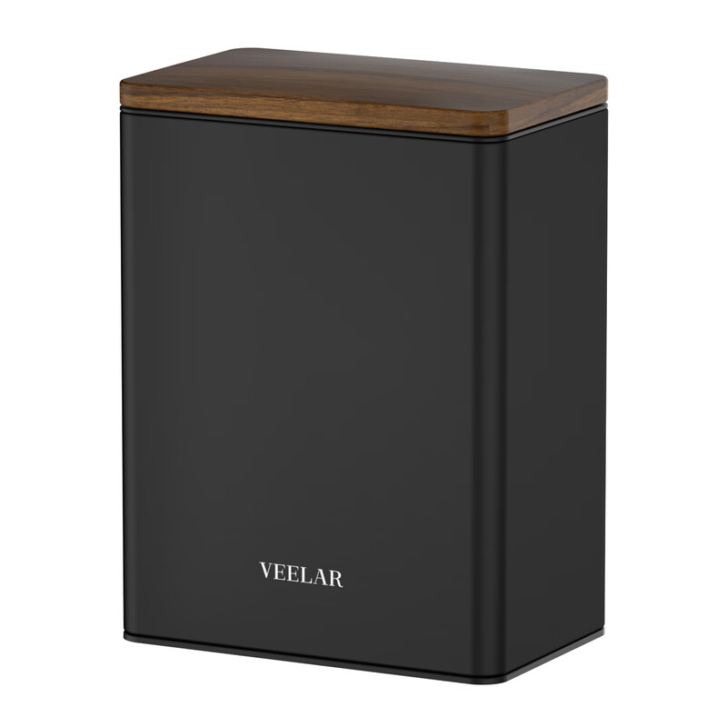 VEELAR push-type trash can bathroom toilet household living room bedroom sandwich paper basket middle and old style narrow slit new style 7L-extreme night black (new style of middle and old style)