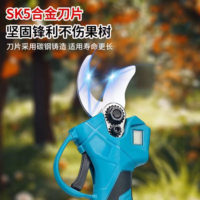 Makita battery universal lithium electric scissors fruit tree branch pruners electric pruning shears rechargeable pruning artifact Makita model 2024 branch shears 88F two batteries and one charge (with