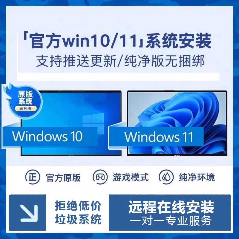 Win10 professional version genuine system win11 genuine reinstallation system U disk windows10 activation code professional version win11 professional version U disk version