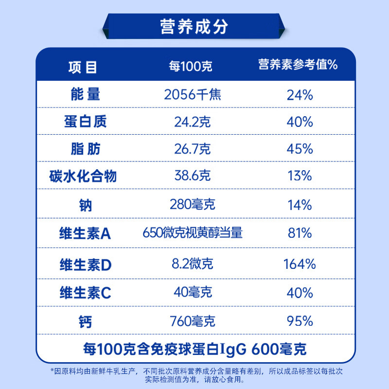Life Sunshine Immune Globulin Milk Powder Colostrum Powder Children's Middle-aged and Elderly Sub-Health Chemotherapy Glucan Sports Nutrition New Zealand Original Imported Immune Globulin Milk Powder 800g*1 Can