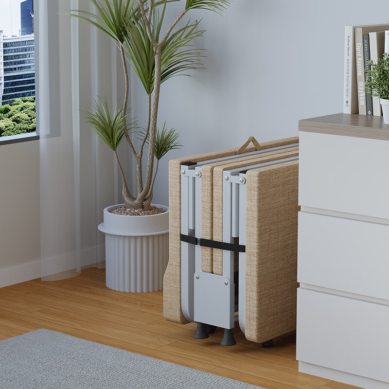 JEEP folding bed nap bed single bed office nap bed 40% off coconut palm sponge bed companion bed wooden bed 80cm