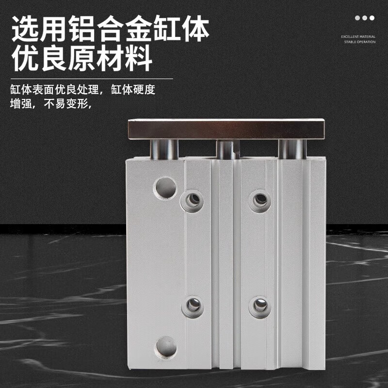 SMC three-axis cylinder MGQM12/16/20/25/32/40/50/63-20/25/30/40/50/100 MGQM50-400