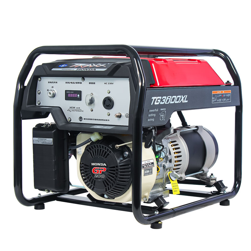 Honda genuine HONDA Jialing Honda original power gasoline generator 220V/380V3KW/5/7/10/12KW authentic Honda power TG3600XL 3kw hand start 220V GP200