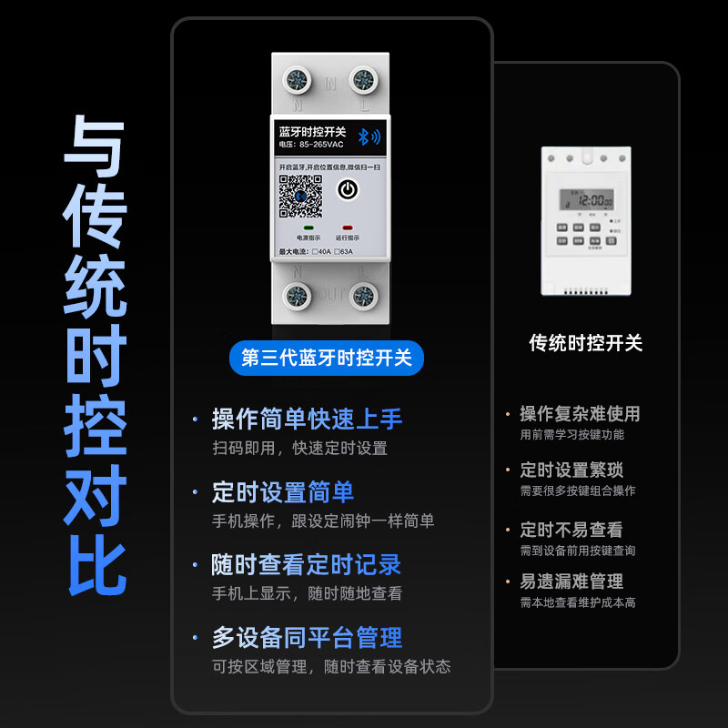 4G/Bluetooth remote switch mobile phone control outdoor wireless remote control longitude and latitude time control switch controller 220V Bluetooth time control switch 10A (wall-mounted)