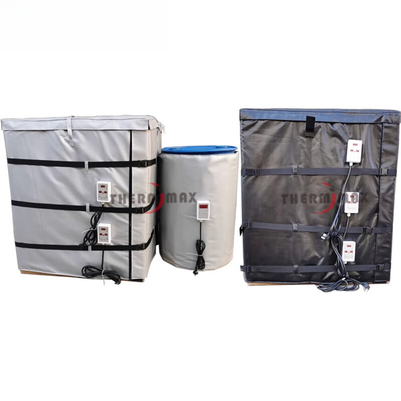TLXT oil barrel heating blanket, industrial electric heating blanket, gas tank heating belt, ton barrel heating package heating jacket spot direct sale 200 liter barrel electric heating blanket with digital display temperature control, all inclusive 1900 500 mm