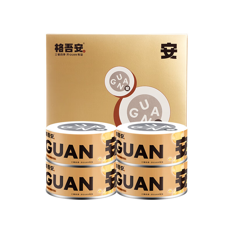 Gewuan cat staple food can full price adult cat wet food rejoice can Epax high purity -3 fish oil beauty hair 85g*4 cans