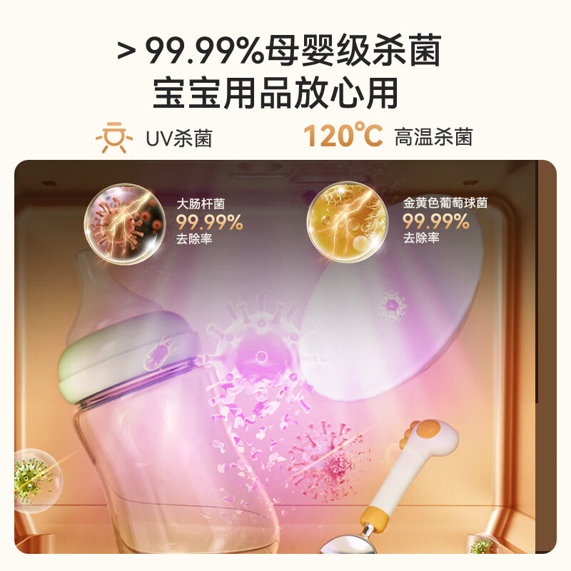 New product made in Jingdong, 5+1 set of desktop dishwashers, newly upgraded 120 hot air drying, first-class water efficiency, high temperature sterilization, movable bowl basket, household small size, no installation required