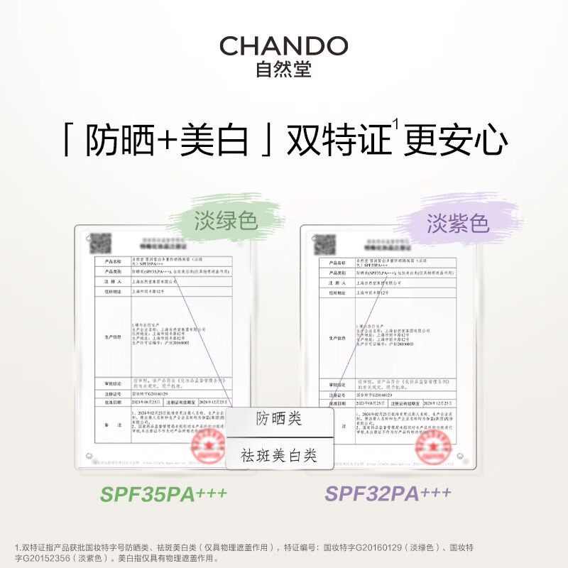CHANDO Women's Isolation Cream No Makeup Cream Multiple Sunscreen BB Cream Moisturizing Concealer Three-in-one Makeup Primer Concealer Cream Gift Soft Purple 30ml+5ml (Suitable for yellowish skin tone)