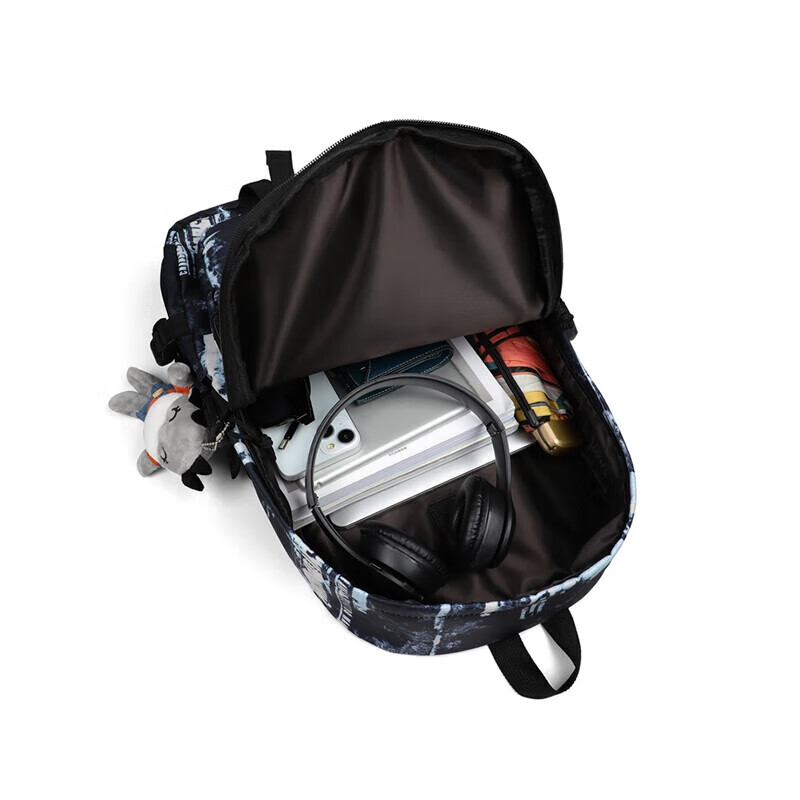 Viney school bag for boys and girls, junior high school, high school student backpack, large capacity backpack, travel laptop bag