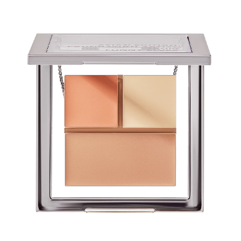 FUNNY ELVES three-color concealer H20 high-coverage face concealer palette to cover tear troughs, acne marks, nasolabial folds, and dark circles